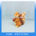 2016 decorative candle holder,ceramic squirrel candle holder